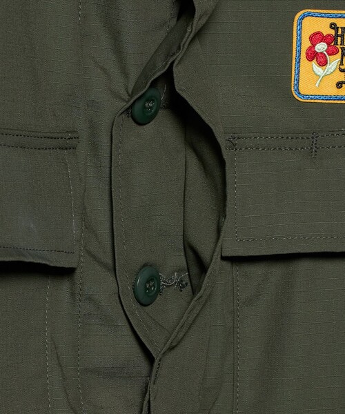 PROPPER(プロッパー)の「<PROPPER>BDU MY HERO JACKET(ミリタリージャケット・メンズ・オリーブ/ブラック・XL/L/M)」の8枚目の写真