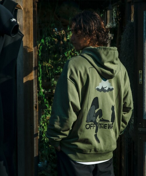 VANS（バンズ）の「Vans × Yusuke Hanai / Hoodie（スウェット・メンズ・ブラック/グリーン・S/M/L/XL）」の17枚目の写真