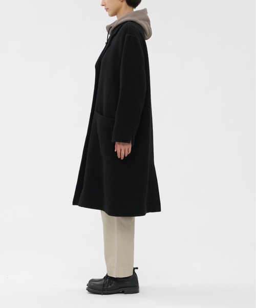 MHL.(エムエイチエル)の「SOFT WOOL FLEECE(ダウンジャケット/コート・レディース・ブラック・1/2)」の7枚目の写真