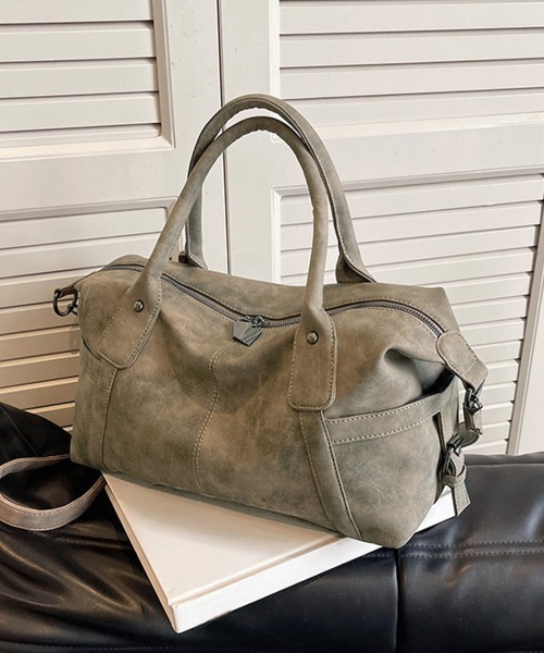 Miniministore(ミニミニストア)の「レトロトートバッグ 大容量 手提げバッグ(トートバッグ・レディース・ベージュ/ブラック・FREE)」の1枚目の写真