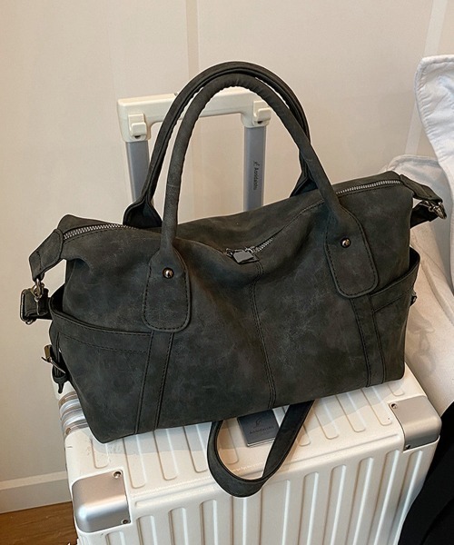 Miniministore(ミニミニストア)の「レトロトートバッグ 大容量 手提げバッグ(トートバッグ・レディース・ベージュ/ブラック・FREE)」の6枚目の写真
