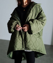 Sawa a la mode（サワアラモード）の「中綿キルティングモンスターパーカーコート【大きいサイズ対応】（ダウンジャケット/コート）」