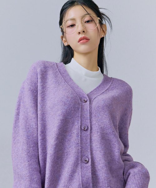 CHASECULT(チェイスカルト)の「レディース ルーズフィット ボカシ カーディガン-CFRG4371C0T(カーディガン/ボレロ・レディース・ライトパープル・85/90)」の1枚目の写真
