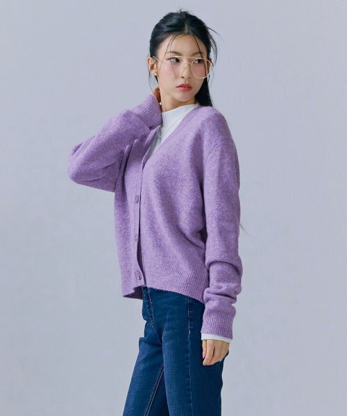 CHASECULT(チェイスカルト)の「レディース ルーズフィット ボカシ カーディガン-CFRG4371C0T(カーディガン/ボレロ・レディース・ライトパープル・85/90)」の3枚目の写真