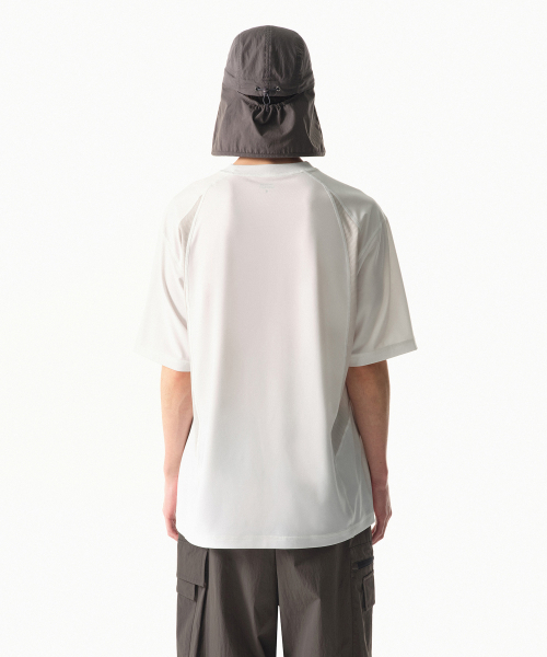 MUSINSA STANDARD（ムシンサスタンダード）の「[シティレジャー] ストラクチャードブロックTシャツ [ホワイト]（Tシャツ/カットソー・メンズ・その他・MEDIUM/LARGE/X-LARGE/XX-LARGE）」の6枚目の写真