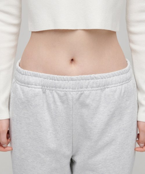 MUSINSA STANDARD WOMAN（ムシンサスタンダードウーマン）の「ウィメンズスウェットパンツ[メランジライトグレー]（スウェットパンツ・レディース・その他・SMALL/MEDIUM/LARGE）」の3枚目の写真