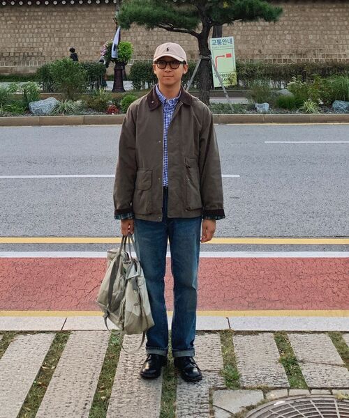 OUTSTANDING(アウトスタンディング)の「TAPERED LOOSE FIT DENIM PANTS_L.BLUE(デニムパンツ・メンズ・その他・SMALL/MEDIUM/LARGE)」の11枚目の写真