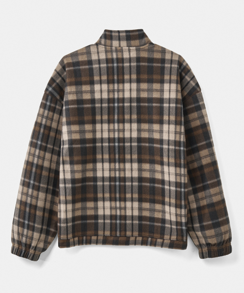 TAKEASY(テイクイージー)の「フランネルフリースハーフジップ(ブラウン)(Tシャツ/カットソー・メンズ・その他・MEDIUM/LARGE/SMALL)」の2枚目の写真