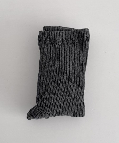 CANAL JEAN(キャナルジーン)の「El mar リブタイツ(タイツ/ストッキング・レディース・ブラック/チャコールグレー・ONE SIZE)」の7枚目の写真