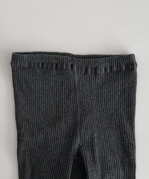 CANAL JEAN(キャナルジーン)の「El mar リブタイツ(タイツ/ストッキング・レディース・ブラック/チャコールグレー・ONE SIZE)」の8枚目の写真