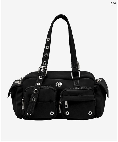 BLACKPURPLE(ブラックパープル)の「オーバーロードカーゴバッグ Overload Cargo Bag_Black(ボストンバッグ・レディース・ブラック・FREE)」の1枚目の写真
