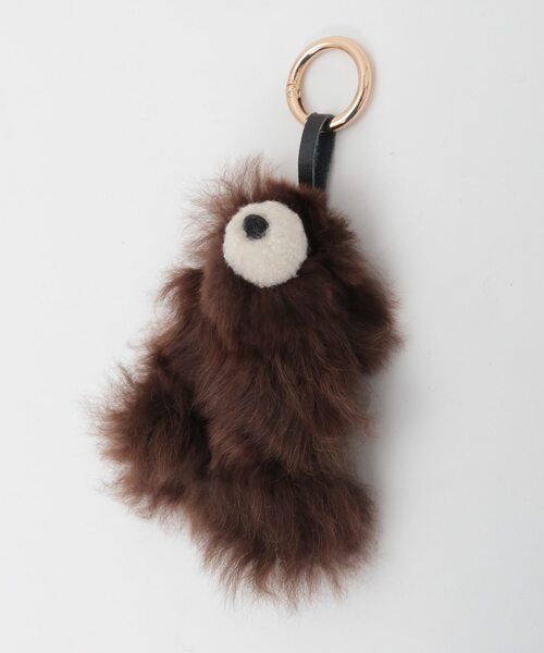 LOGEMENT DE CLAIRE(ロジュモンドクレール)の「【COSY/コージー】Small Bear Baby Alpaca Key Ring(その他雑貨・レディース・ダークブラウン/ベージュ・FREE)」の1枚目の写真