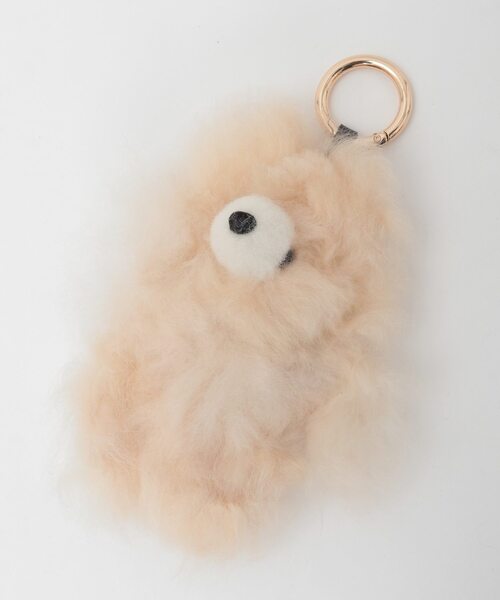 LOGEMENT DE CLAIRE(ロジュモンドクレール)の「【COSY/コージー】Small Bear Baby Alpaca Key Ring(その他雑貨・レディース・ダークブラウン/ベージュ・FREE)」の2枚目の写真