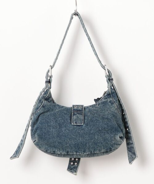 Desigual（デシグアル）の「デニム セミハードショルダーバッグ（ハンドバッグ・レディース・ブルー・FREE）」の2枚目の写真