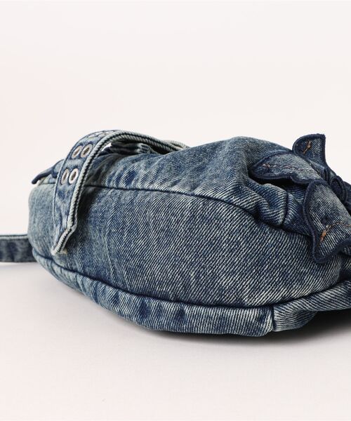 Desigual（デシグアル）の「デニム セミハードショルダーバッグ（ハンドバッグ・レディース・ブルー・FREE）」の3枚目の写真