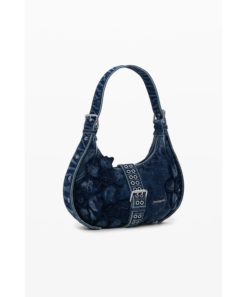 Desigual（デシグアル）の「デニム セミハードショルダーバッグ（ハンドバッグ・レディース・ブルー・FREE）」の6枚目の写真