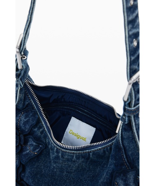 Desigual（デシグアル）の「デニム セミハードショルダーバッグ（ハンドバッグ・レディース・ブルー・FREE）」の9枚目の写真