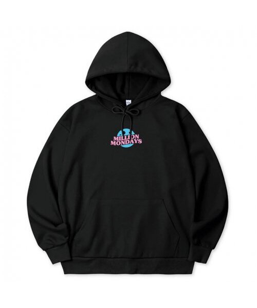 MILLION DAY(ミリオンデイ)の「MILLION PING-PONG HOODIE(パーカー・レディース・パープル/イエロー/ホワイト/ブルー・LARGE/X-LARGE/MEDIUM)」の2枚目の写真