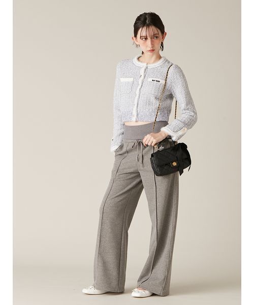 LILY BROWN×MARY QUANT スウェットパンツ グレー LILY BROWN×MARY