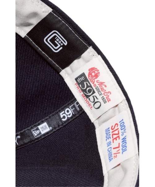 Fear of God Los Angeles（フィアーオブゴッドロサンゼルス）の「NEW ERA 59FIFTY_ YG FG LOGO 2025（キャップ・メンズ・ブラック/ネイビー・7 7/8/7 3/4/7 5/8/7 1/2/7 3/8/7 1/4/7 1/8/8）」の16枚目の写真