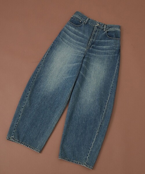 UNITED TOKYO（ユナイテッドトウキョウ）の「【新色追加】オーバーダイバレルデニムパンツ　｜日本製/岡山デニム/ブリーチ/オーバーダイ/レーザー加工/ワイド/ルーズ（デニムパンツ・メンズ・ブラック/ダークインディゴブルー/ライトブルー・1/2）」の11枚目の写真