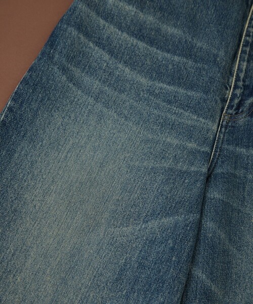 UNITED TOKYO（ユナイテッドトウキョウ）の「【新色追加】オーバーダイバレルデニムパンツ　｜日本製/岡山デニム/ブリーチ/オーバーダイ/レーザー加工/ワイド/ルーズ（デニムパンツ・メンズ・ブラック/ダークインディゴブルー/ライトブルー・1/2）」の13枚目の写真