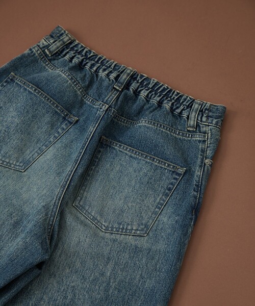 UNITED TOKYO（ユナイテッドトウキョウ）の「【新色追加】オーバーダイバレルデニムパンツ　｜日本製/岡山デニム/ブリーチ/オーバーダイ/レーザー加工/ワイド/ルーズ（デニムパンツ・メンズ・ブラック/ダークインディゴブルー/ライトブルー・1/2）」の15枚目の写真