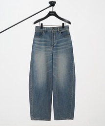 UNITED TOKYO | 【新色追加】オーバーダイバレルデニムパンツ |日本製/岡山デニム/ブリーチ/オーバーダイ/レーザー加工/ワイド/ルーズ(デニムパンツ)