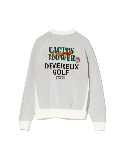 DEVEREUX GOLF（デヴァローゴルフ）の「WOMEN 16G TURF MGMT Raglan Knit 7 Crewneck（Tシャツ/カットソー・レディース・ホワイト・SMALL）」の5枚目の写真