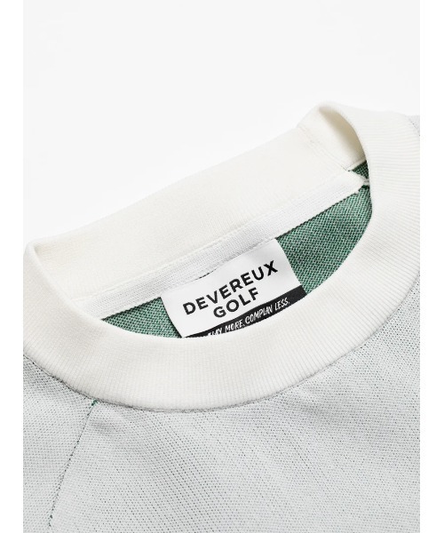 DEVEREUX GOLF（デヴァローゴルフ）の「WOMEN 16G TURF MGMT Raglan Knit 7 Crewneck（Tシャツ/カットソー・レディース・ホワイト・SMALL）」の6枚目の写真