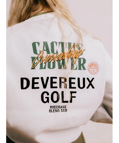 DEVEREUX GOLF（デヴァローゴルフ）の「WOMEN 16G TURF MGMT Raglan Knit 7 Crewneck（Tシャツ/カットソー・レディース・ホワイト・SMALL）」の12枚目の写真