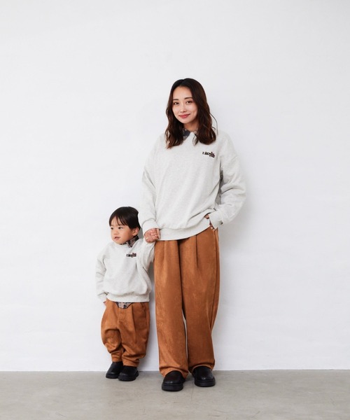 Fluffy BROTHERS(フラッフィーブラザーズ)の「スウェードパンツ(その他パンツ・キッズ・ブラウン・120/90/100/110/130/140/150)」の5枚目の写真