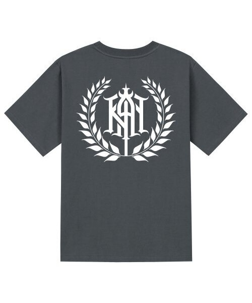KAN6312(カン6312)の「KTG0131 ウェイケイ 半袖Tシャツ - グレー(Tシャツ/カットソー・メンズ・その他・LARGE/MEDIUM/X-LARGE/SMALL)」の1枚目の写真