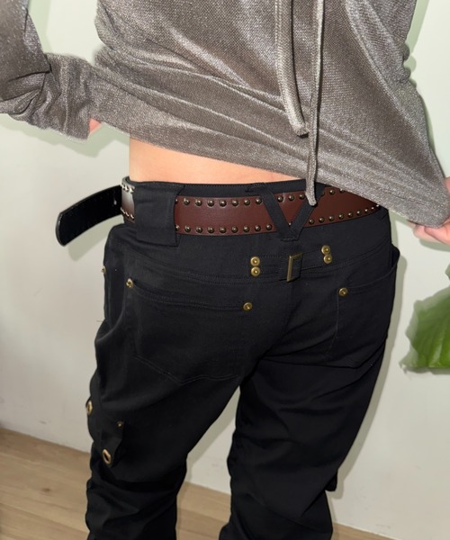 SHAGGIE（シャギー）の「フラップカーゴパラストパンツ（カーゴパンツ・レディース・ブラック/カーキ・MEDIUM/SMALL）」の21枚目の写真