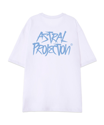 [オーバーサイズ]グラフィティレタリング13番手綿ラウンドネック半袖Tシャツ_ホワイト