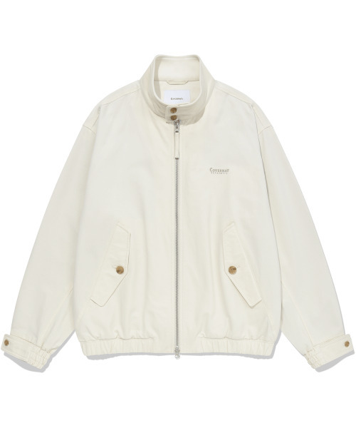 COVERNAT(カバーナット)の「コットンヘリンボンブルゾンアイボリー(ブルゾン・レディース・その他・LARGE/MEDIUM/X-LARGE)」の1枚目の写真