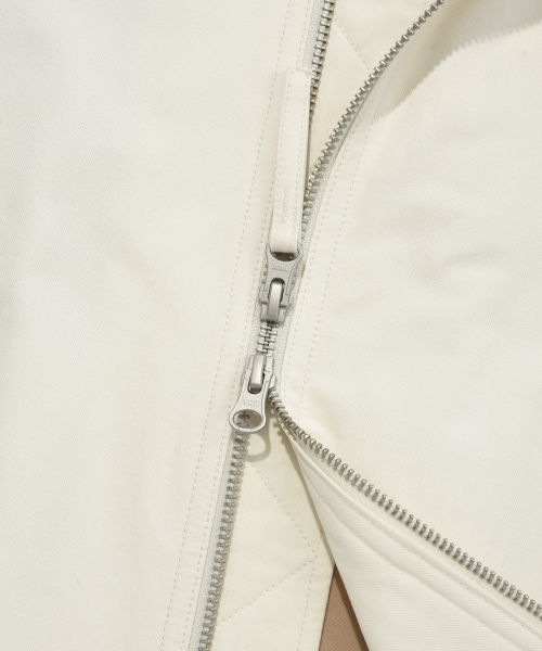 COVERNAT(カバーナット)の「コットンヘリンボンブルゾンアイボリー(ブルゾン・レディース・その他・LARGE/MEDIUM/X-LARGE)」の8枚目の写真