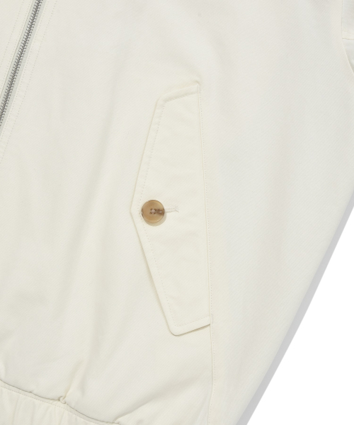 COVERNAT(カバーナット)の「コットンヘリンボンブルゾンアイボリー(ブルゾン・レディース・その他・LARGE/MEDIUM/X-LARGE)」の2枚目の写真