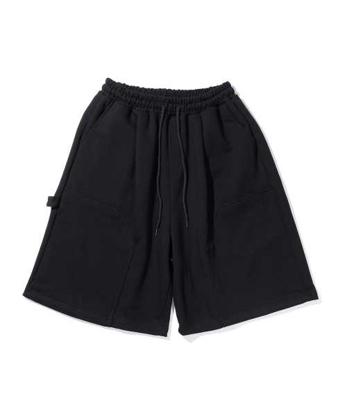 MASSNOUN(マスノウン)の「バミューダダブルニーカーペンターショートパンツショーツMSISP002-BK(その他パンツ・レディース・その他・LARGE/MEDIUM)」の4枚目の写真