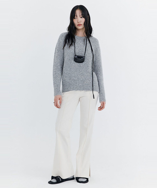 WNDERKAMMER(ブンダーカンマー)の「コーデュロイセミブーツカットパンツ_アイボリー(その他パンツ・レディース・その他・X-SMALL/SMALL/MEDIUM)」の3枚目の写真