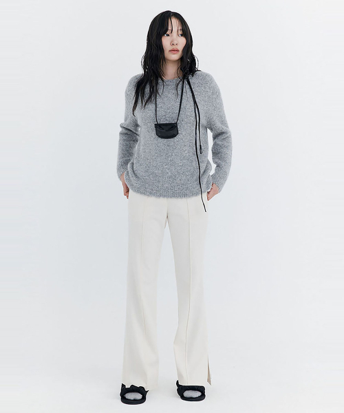 WNDERKAMMER(ブンダーカンマー)の「コーデュロイセミブーツカットパンツ_アイボリー(その他パンツ・レディース・その他・X-SMALL/SMALL/MEDIUM)」の5枚目の写真
