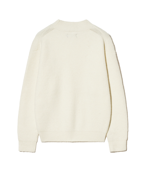 YALE(イェール)の「ブークレモックネックニット_アイボリー(ニット/セーター・レディース・その他・SMALL/MEDIUM/LARGE/X-LARGE)」の3枚目の写真
