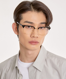 SBKA（エスビカ）の「ブレイク-C01 ブルーライトハーフリムメガネ（メガネ）」