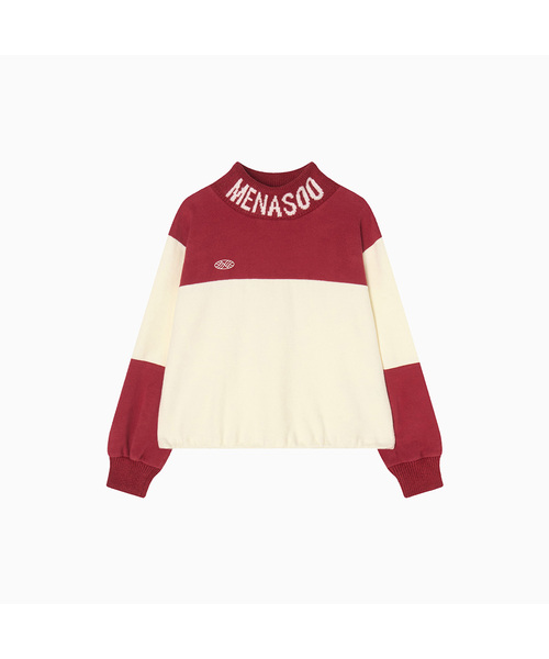 MENASOO(ミナス)の「Knit High Neck_Red(ニット/セーター・レディース・レッド・F/L)」の1枚目の写真
