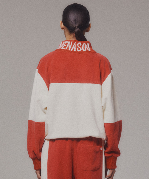 MENASOO(ミナス)の「Knit High Neck_Red(ニット/セーター・レディース・レッド・F/L)」の6枚目の写真