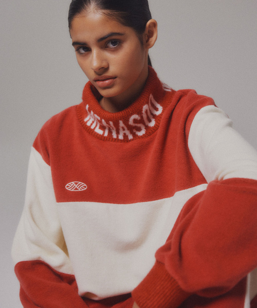 MENASOO(ミナス)の「Knit High Neck_Red(ニット/セーター・レディース・レッド・F/L)」の14枚目の写真