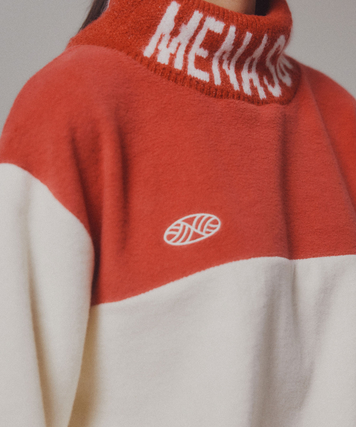 MENASOO(ミナス)の「Knit High Neck_Red(ニット/セーター・レディース・レッド・F/L)」の15枚目の写真