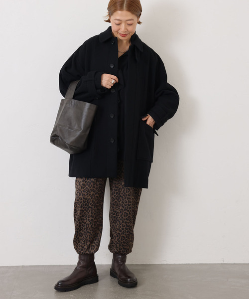 JOURNAL STANDARD LUXE（ジャーナルスタンダード　ラックス）の「フェイクレザー サークルBAG-M（エコバッグ/サブバッグ・レディース・ブラック/ブラウン/ホワイト・FREE）」の8枚目の写真