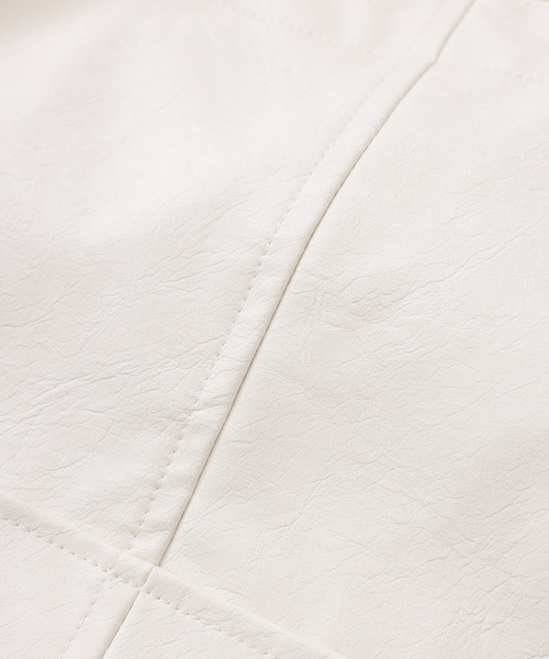 JOURNAL STANDARD LUXE（ジャーナルスタンダード　ラックス）の「フェイクレザー サークルBAG-M（エコバッグ/サブバッグ・レディース・ブラック/ブラウン/ホワイト・FREE）」の16枚目の写真