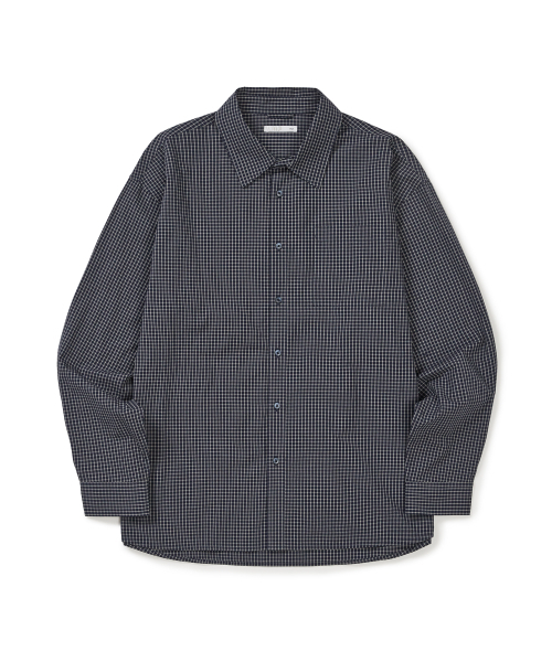 WEST GRAND BOULEVARD(ウエストグランドブルバード)の「ノーブルワンポケットチェックシャツ ミッドナイトネイビー(シャツ/ブラウス・レディース・その他・MEDIUM/LARGE/X-LARGE)」の2枚目の写真